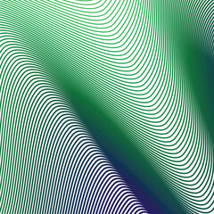 Blue green stripes line pattern abstract background