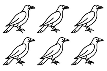 Elegant Crow Sketch Pack