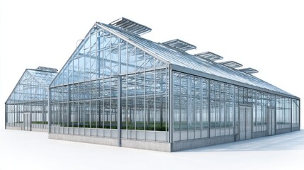 Obraz premium Modern greenhouse complex