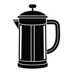 coffee maker vector on white background.