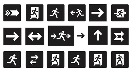 Fototapeta premium set of icons for business