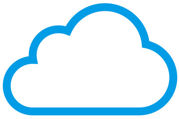 クラウド・ストレージ・ネットワークのデータベースアイコン