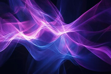 Fototapeta premium Abstract swirling lines of vibrant purple and blue