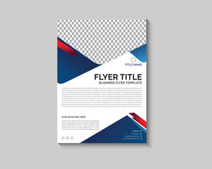 Flyer design. Corporate business report cover, brochure or flyer design. Leaflet presentation.