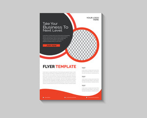 Flyer design. Corporate business report cover, brochure or flyer design. Leaflet presentation.