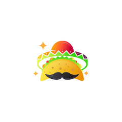 vector mexican food logo icon