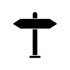 Trailhead Signpost Icon Vector Flat and Clean Look