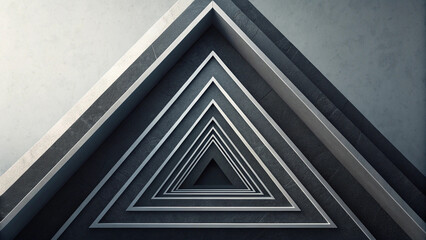 Modern architectural detail of a building's metallic pattern, texture, and steel lines with a blue sky backdrop