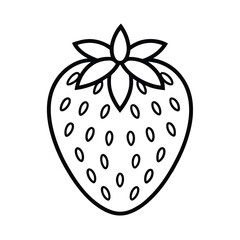 vector illustration of a strawberry