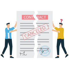 Terminated Business Deal � Partnership Canceled