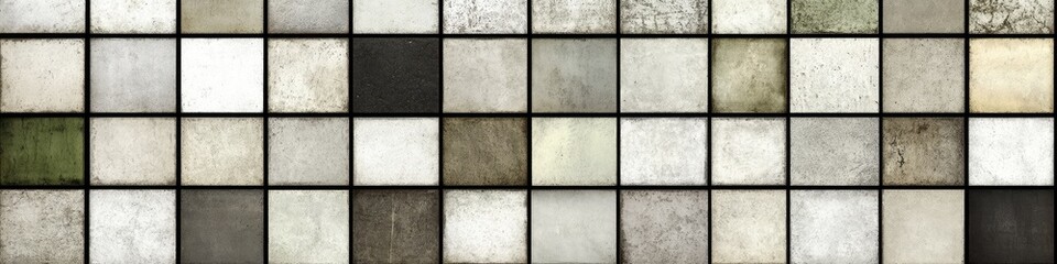 A grid of 72 small squares, each filled with a different textured, faded, or patterned surface