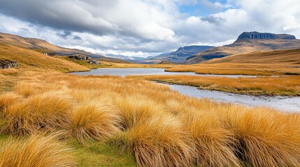 Autumnal Highland Landscape