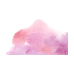 Watercolor stain, blot, spilled paint	
