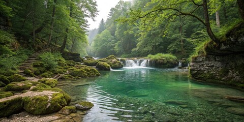 waterfall in the forest