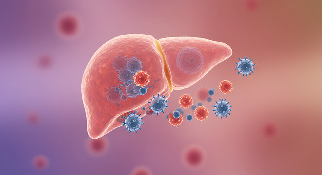 Hepatitis B Viral Replication in Hepatocyte Nuclei Observed by Microscopy