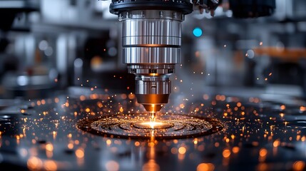high-precision machine tools connected via digital protocol
