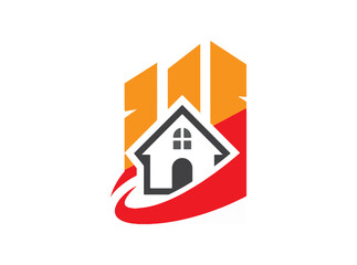 Home Construction Business Logo SVG – Professional, Scalable Icon Design for Builders, Contractors, Real Estate, Renovation, and Property Development