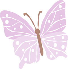 Butterfly Illustration, Elegant Insect Clipart, Nature-Inspired Art