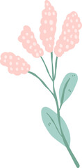 Flower Illustration, Botanical Clipart, Nature-Inspired Floral Art
