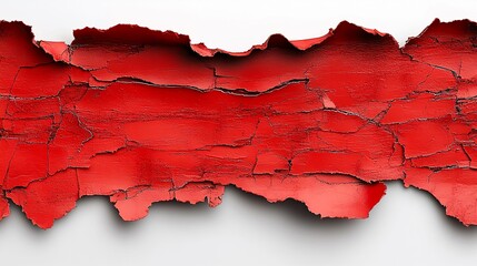 Abandoned dreams the crimson decay of peeling paint exposes vulnerability and lost beauty capturing raw emotion in stark