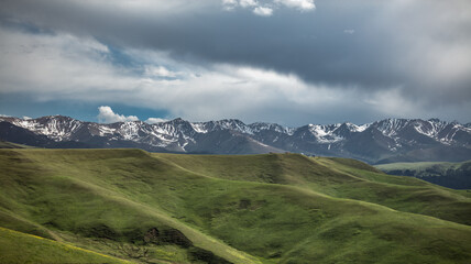 mountain landscape in the alps