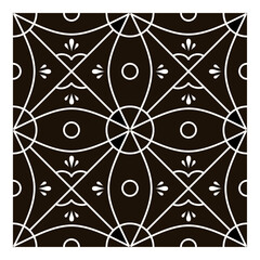 vector abstract pattern, folk texture, geometric seamless tile 