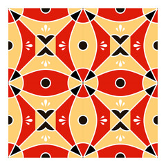 vector abstract pattern, folk texture, geometric seamless tile 
