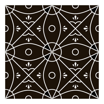 vector abstract pattern, folk texture, geometric seamless tile 