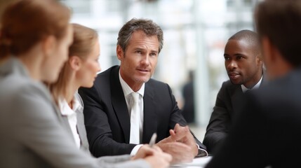 Business Meeting with Diverse Team