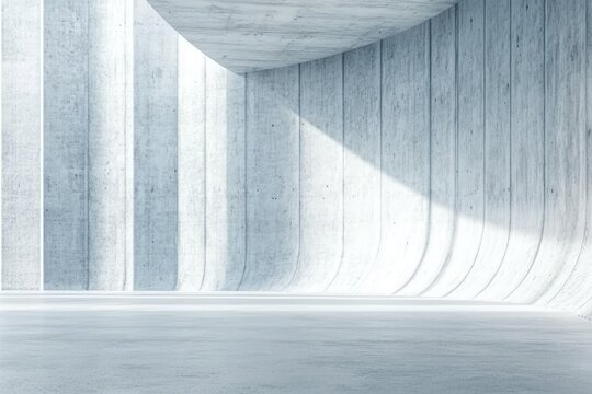 Empty, light-filled concrete interior (1)