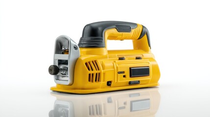Obraz premium Compact cordless jigsaw with yellow body