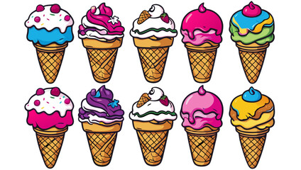 ice cream cones
