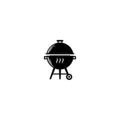 Barbecue Grill with Lid Icon