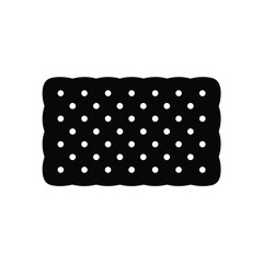 Wavy Polka Dot Border Silhouette Art & Illustration