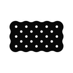 Wavy Polka Dot Border Silhouette Art & Illustration