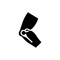 Detailed elbow joint articulation anatomy medical image