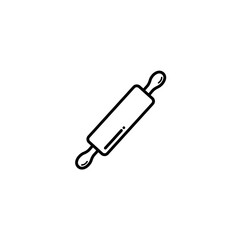 Fototapeta premium Rolling Pin with Two Handles Icon