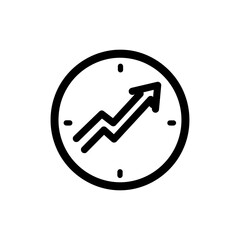 Upward Trend with Coin Icon