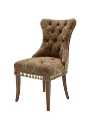Ornate upholstered chair