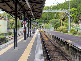 能勢電鉄妙見線の妙見口駅