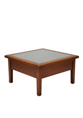 Simple square wooden coffee table