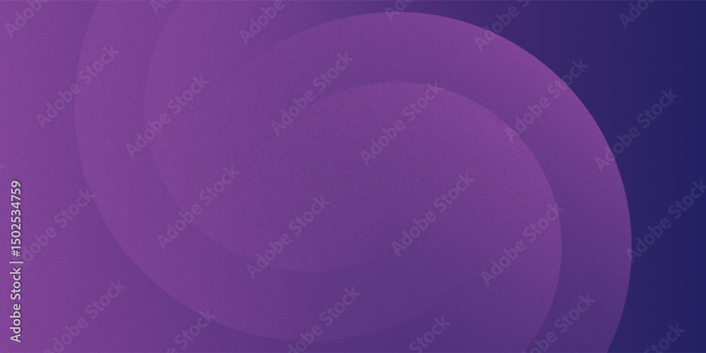 Wall mural minimal geometric background. purple elements with fluid gradient. dynamic shapes composition. eps10