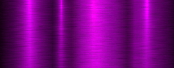 Purple brushed metal texture background, shiny lustrous metallic pattern background