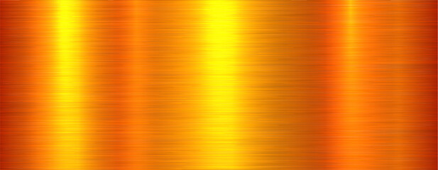 Brushed metal gold texture background, shiny lustrous golden metallic pattern background.