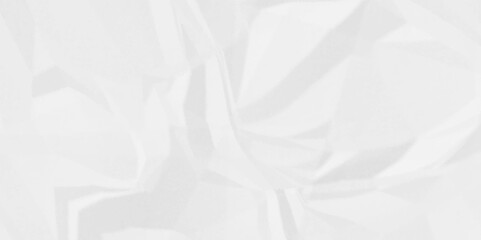 Crumpled paper Blank white crumpled and creased paper poster.	
