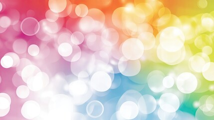 Colorful abstract background with bokeh circles.