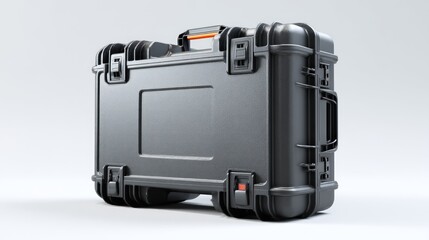 Rugged black hard case for electronics