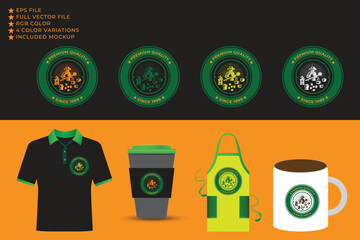 logo design full vector file 4 color variation