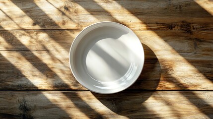 White ceramic plate