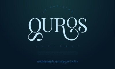 Serif font with decorative tails and a luxury feel. Ideal for branding, fashion, and editorial design